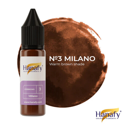 Hanafy Mineral Pigment for Eyebrows No.3 – Milano