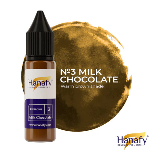 Hanafy Eyebrow Pigment No.3 – Milk Chocolate