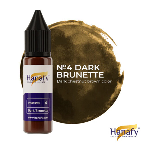 Hanafy Eyebrow Pigment No.4 – Dark Brunette