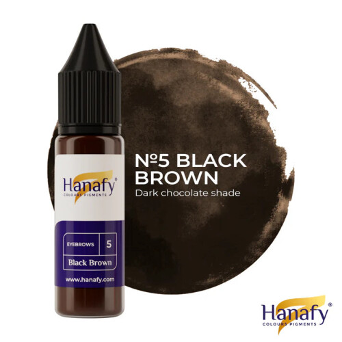 Hanafy Eyebrow Pigment No.5 – Black Brown