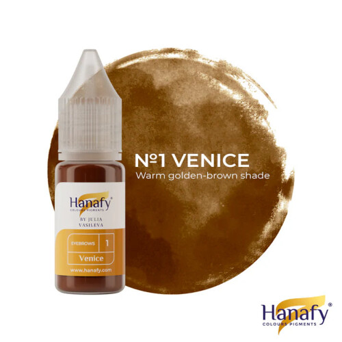 Hanafy Pigment by Julia Vasileva No.1 – Venice - Bohemian Brows