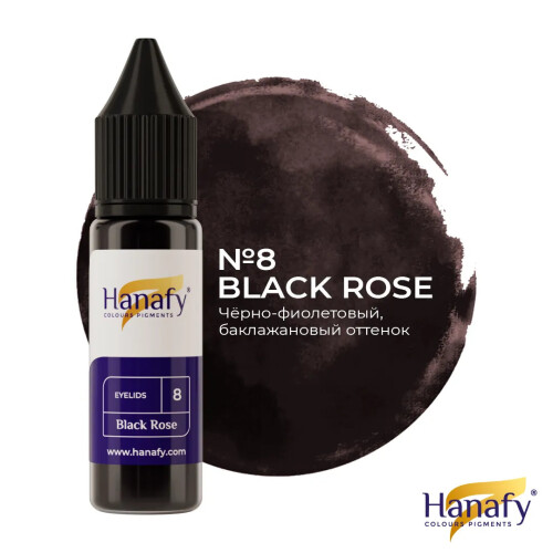 Hanafy No.8 Black Rose – Eyeliner Pigment