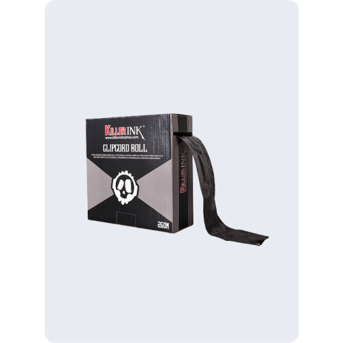 Killer Ink Black Line Clip Cord Sleeve – 250 m Roll