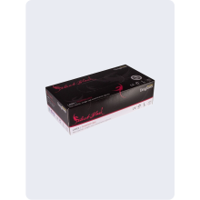 Unigloves Select Black Latex Gloves, Powder-Free – 100 pcs