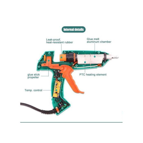 Heetlijmpistool - PRO'SKIT - GK-389B - 100 W - 170C/200C - Professioneel 2