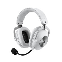 Logitech Pro X3 Lightspeed -pelikuulokkeet langattomana ja langallisena, ympäri korvan, valkoinen, PC:lle, PS4:lle ja PS5:lle