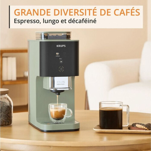 Krups Machine à café à grain Krups SA401LE0 Coffee Crush Vert 2