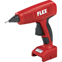 Pistolet à colle chaude sur batterie - FLEX - GG 200 18 - 2 températures 130/200 C - Débit 20 g/min - Chauffage 2 min