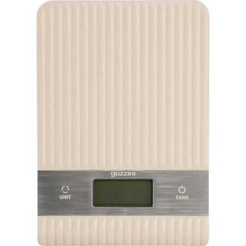 Balança de cozinha digital Guzzini Sous Chef cor creme