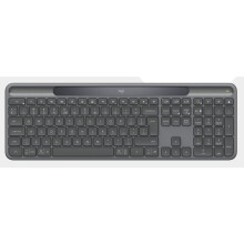 Langaton näppäimistö - LOGITECH - Signature Slim Solar+ K980 - Aurinkokäyttöinen - Bluetooth + RF - Täysikokoiset saksikytkimet