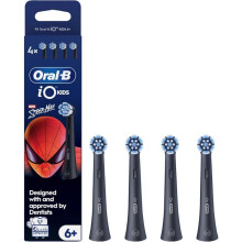 Recargas de cepillos de dientes eléctricos para niños - ORAL-B - iO Kids Spiderman - Paquete de 4 piezas - Azul