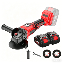 Elektrischer Winkelschleifer, 125 mm, bürstenloser Motor, 21V, 1500W, 3 Gänge, für Holzbearbeitung