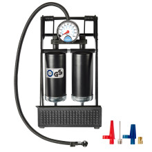 Ring Automotive Double Barrel Foot Pump