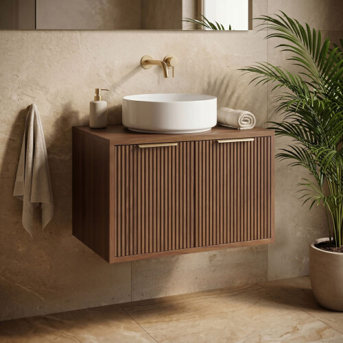 Mobile Bagno Sotto Lavabo Rea Core 60cm Brown