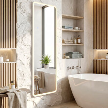 Καθρεφτης Τοιχου Led Classico 50x160cm White