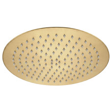 Soffione Doccia Rotondo Rea Js-p014bg 30cm Brush Gold