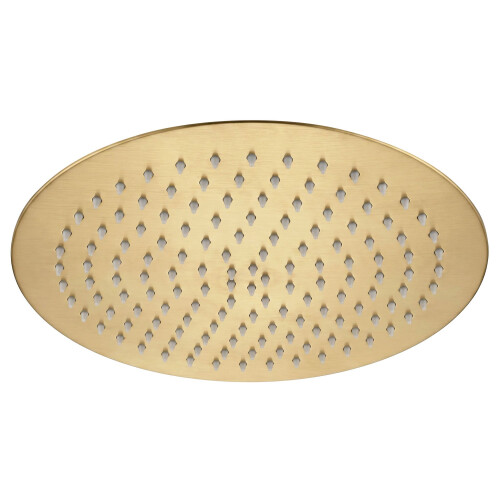 Round Rain Shower Rea Js-p014bg 30cm Brush Gold