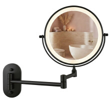 Καθρεφτης Τοιχου Led Glow Black
