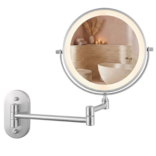 Mirror Led Glow Chrome