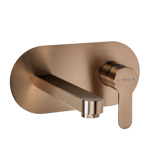 Βρύση Νιπτήρα Rea Arcos Brush Copper Κρυφό