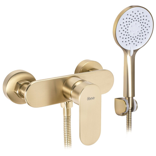 Βρύση Ντους Rea Drop Brush Gold