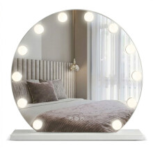Καθρεφτης Τοιχου Led Hollywood White 50 Cm
