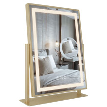 Καθρεφτης Τοιχου Led Lumi L.gold 30x40cm