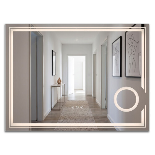 Καθρεφτης Τοιχου Led 80x60cm Haven