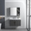 Σετ Επίπλων Μπάνιου Με Νιπτήρα Astor 60cm Grey 1