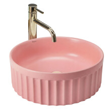 Countertop Basin Rea Duo Sweet Pink Matt