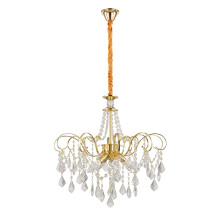 Lampada A Sospensione In Cristallo Swe076-cp 50cm Gold
