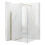 Shower Screen Rea Heaven Brush Gold 110 1
