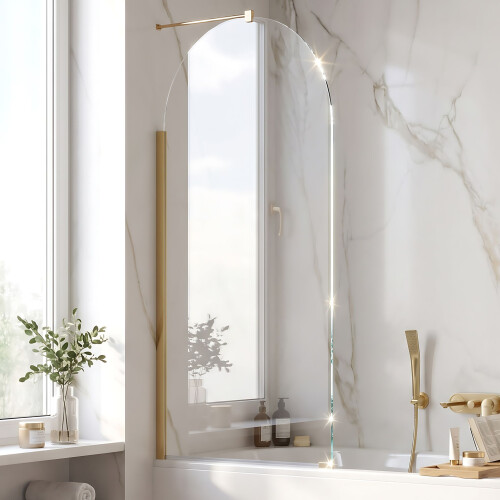 Schermo Vasca Rea Travis Gold Brush 80