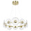 Lampada A Sospensione Da Soffitto Swe071-cp 60cm Gold 1