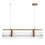 Lampada Da Soffitto Led App1796-cp Brush Gold 1