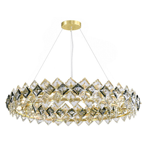 Κρυστάλλινο Κρεμαστό Φωτιστικό Swe094-cp 60cm Gold