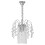 Κρυστάλλινο Κρεμαστό Φωτιστικό Swe089-cp 30cm Chrome 1