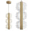 Lampada Da Soffitto Led G150-3cp Gold Brush 1