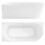 Bathtub Corner Acrylic Sydney Bellanto Left 170cm Black plug cap 1