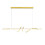 Lampada Led Lhj024-cp 120 Cm Gold 1