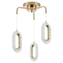 Lampada Led A Sospensione Da Soffitto G173-3cp Gold