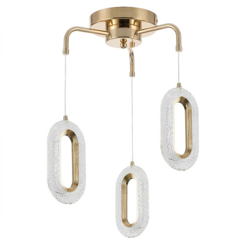 Κρεμαστο Φωτιστικο Οροφης Led G173-3cp Gold