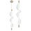 Lampada G008-1cp White/gold 1