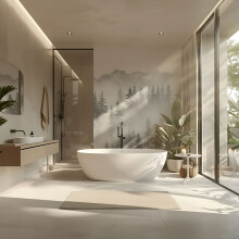 Baignoire Autoportante En Acrylique Roma 170 Bonde blanc