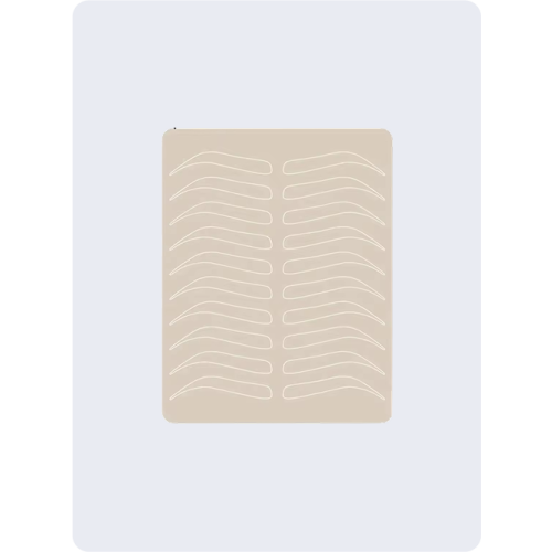 PMU Practice Silicone Rubber Mat – Brows