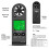 Digital Anemometer,Wind Speed & Temperature Tester with LCD Backlight,Wind Chill Function for Wind Velocity Measurement 8