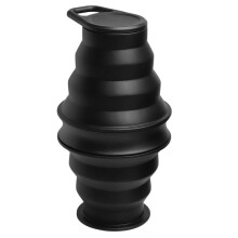 Garrafas de Água Dobráveis de Silicone, À Prova de Vazamentos, para Viagens, Camping, Caminhadas, Esportes e Uso Ao Ar Livre, 516 Ml (17,5 Oz)