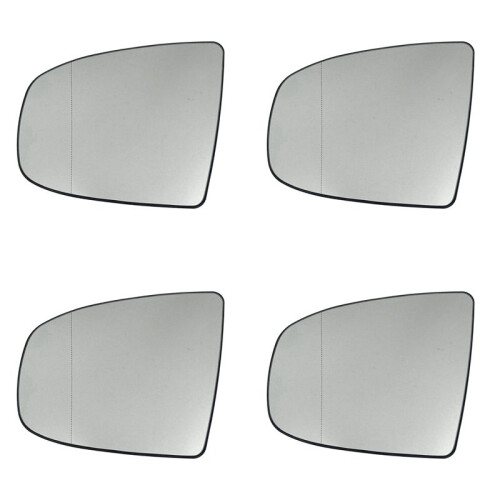 4X Left Side Rear View Mirror Side Mirror Glass Heated + Adjustment for  X5 E70 2007-2013 X6 E71 E72 2008-2014