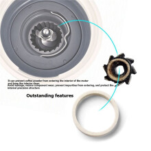 Gasket Coffee Machine Leak Proof Wool Washer for Saeco Gaggia Espresso Coffee Grinder Bearing