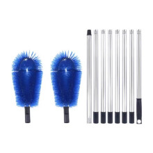 Ensemble de Brosses de Nettoyage de Gouttières à Longueur Réglable pour un Nettoyage Facile des Débris dans la Maison, la Cuisine et le Salon